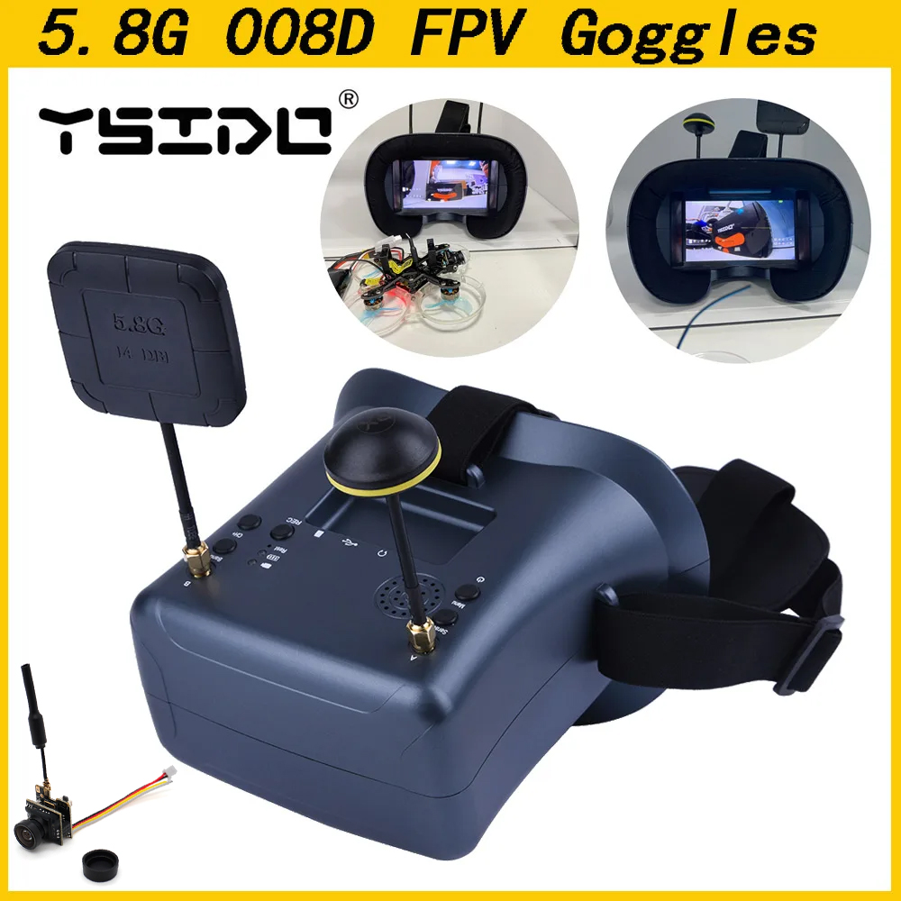 008D 5,8G 40CH 4,3 Zoll 800*48 – Skyzone Cobra X V2 Fpv Goggles Bewertung und Preis