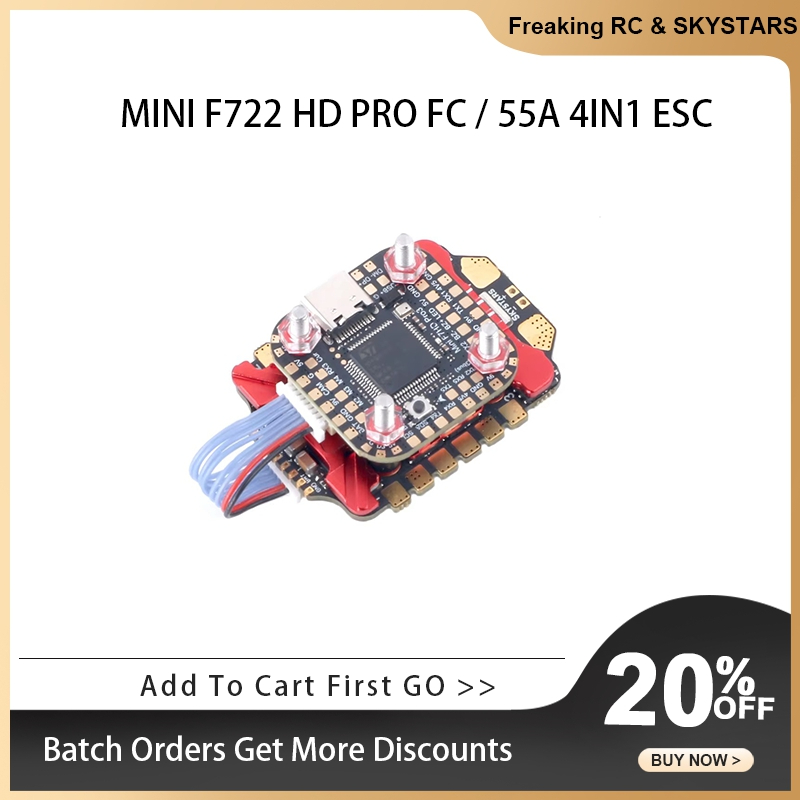 SKYSTARS 20×20 Mini Stack F722 – Foxeer Reaper F4 128K 65A Esc Bewertung und Preis